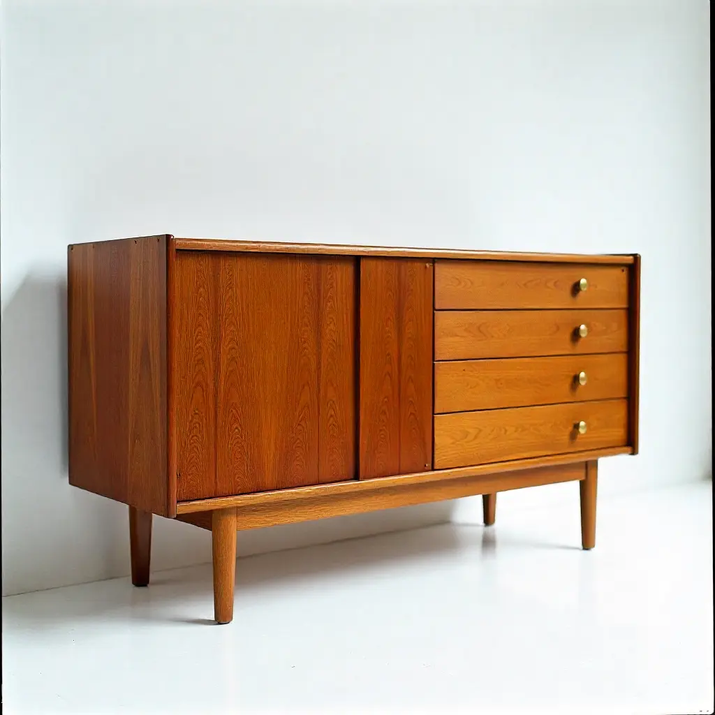 mid-century credenza cabinet